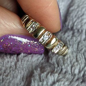 Unique Vintage 14K YGold Wedding Band